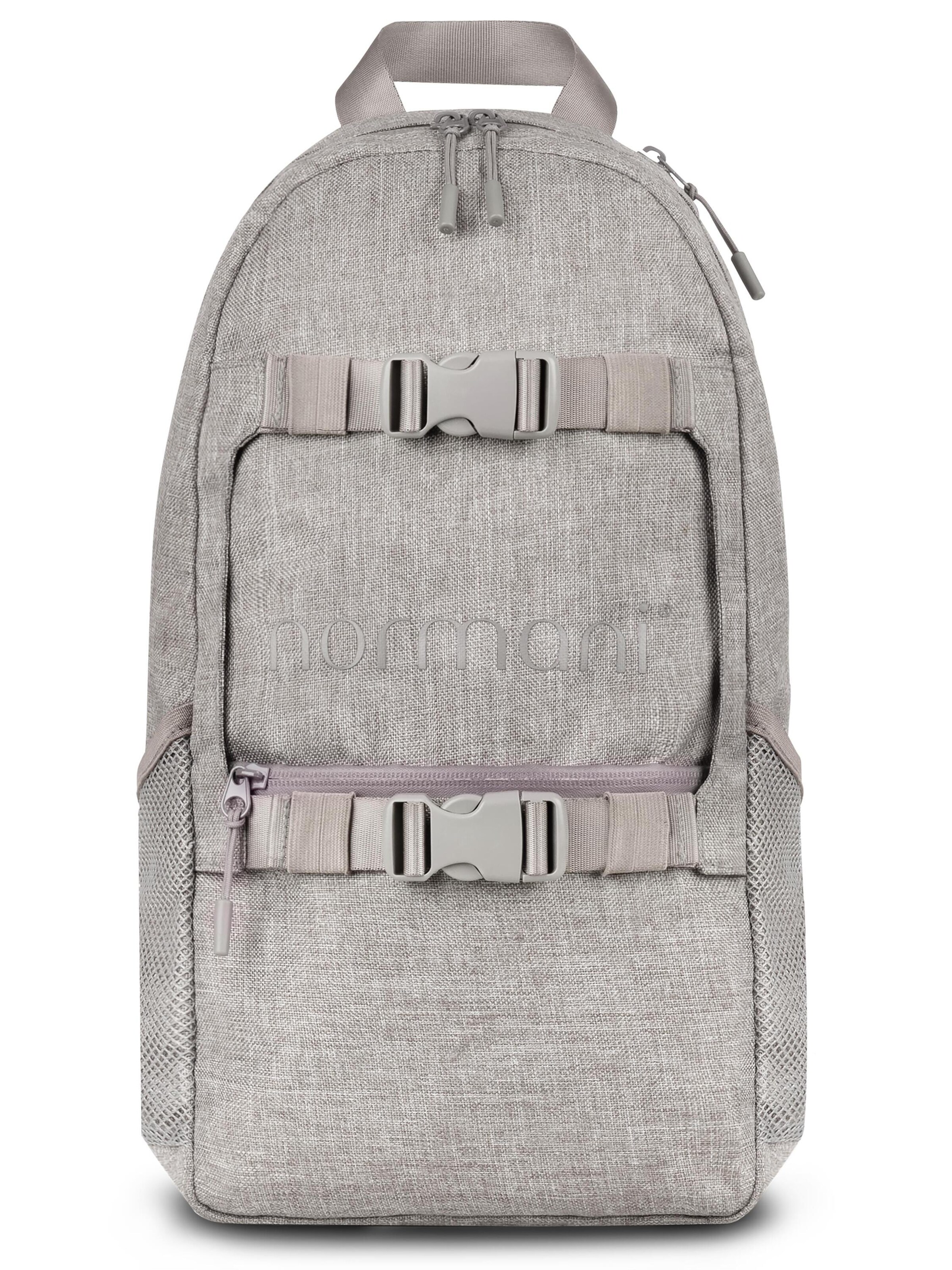 normani Rucksack ' Nagano ' in Grau: Vorderseite