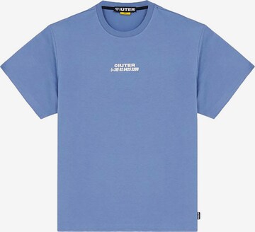 T-Shirt IUTER en bleu : devant