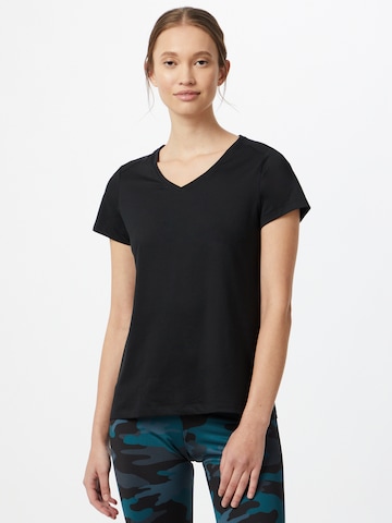 ESPRIT Functioneel shirt in Zwart: voorkant