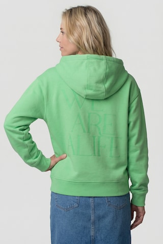 Veste de survêtement 'LivAK P' alife & kickin en vert : devant