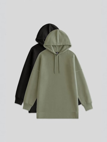 Felpa di Tommy Life in verde: frontale