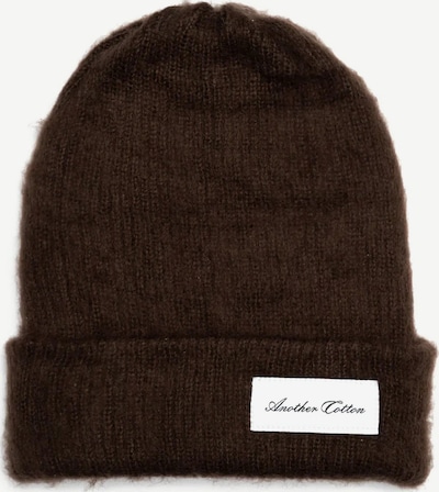 Another Cotton Lab Čepice ve velikosti 55-60 - tmavě hnědá / bílá, Produkt