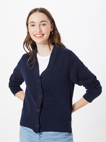 MELAWEAR Gebreid vest in Blauw: voorkant