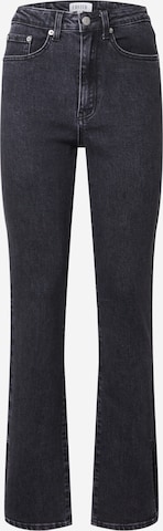 EDITED Bootcut Jeans 'Alessya' in Zwart: voorkant