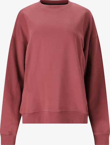 Athlecia Sportief sweatshirt 'Cabell' in Rood: voorkant