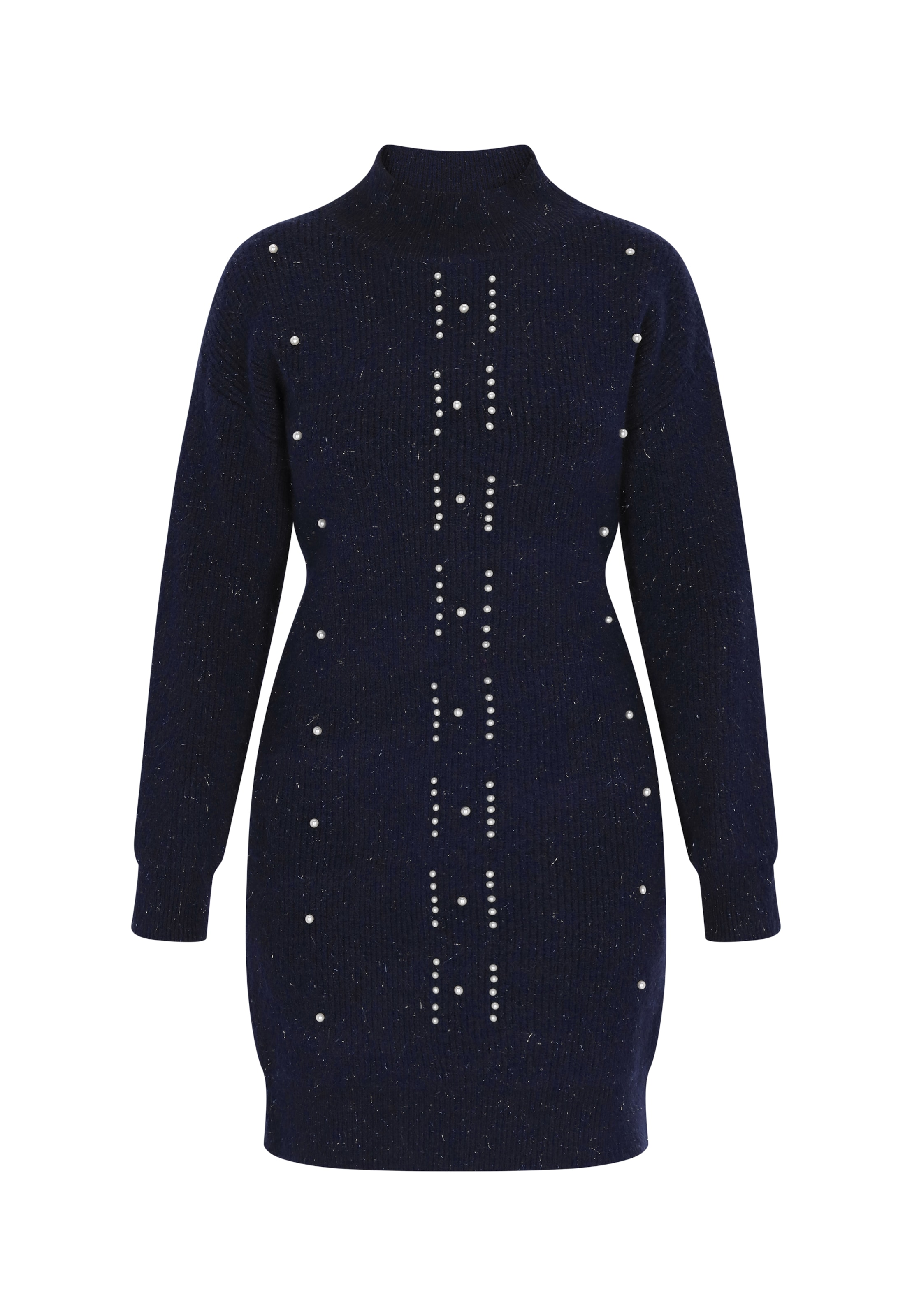 faina - Vestido de punto en azul: frente