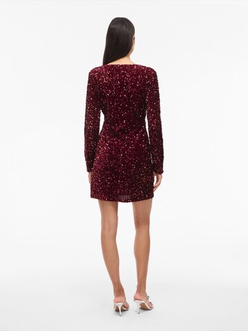 Rochie de cocktail 'VIBELIEVE' de la VILA pe roșu