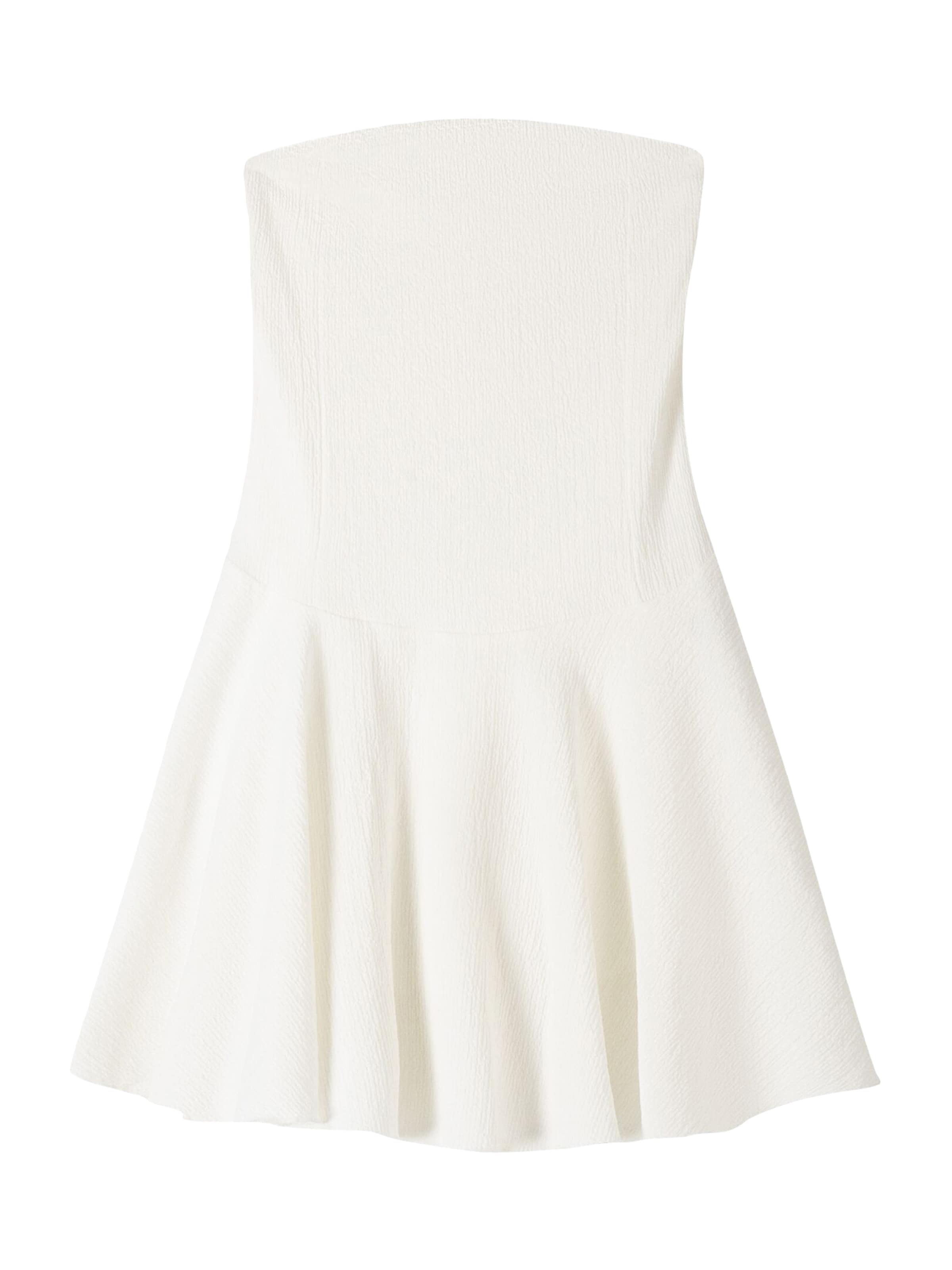 Bershka Kleid in Weiß: Vorderseite