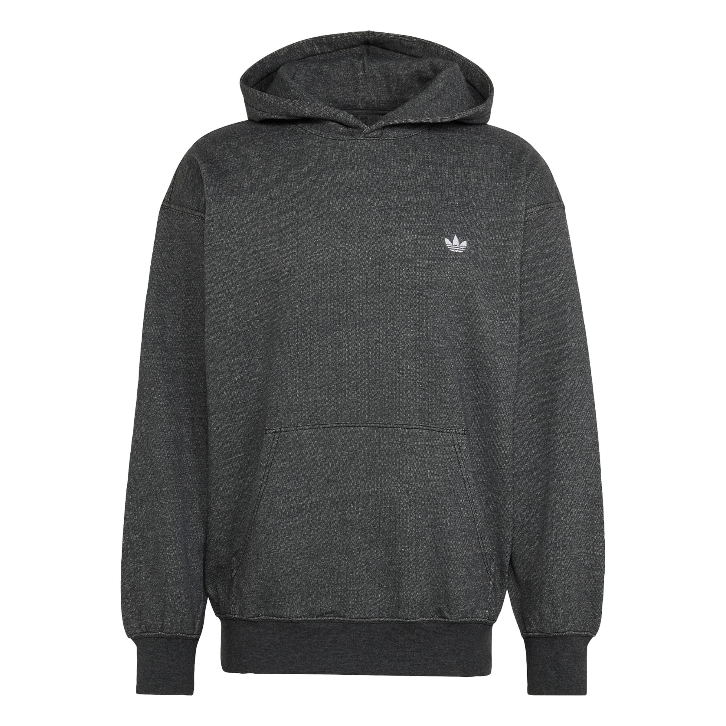 Sweat-shirt 'Trefoil Essentials' ADIDAS ORIGINALS en gris : devant