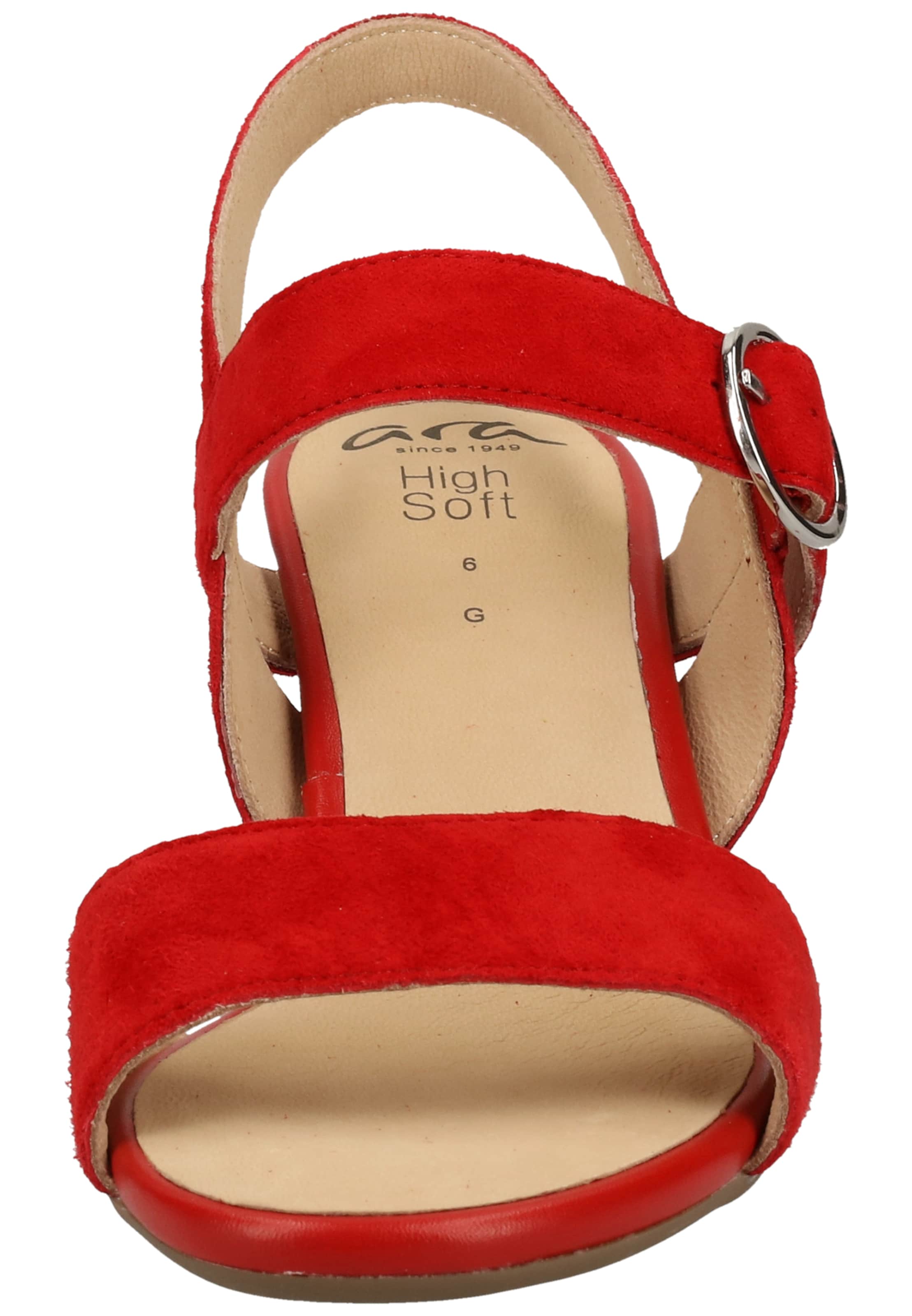 ARA Sandalen met riem in Rood
