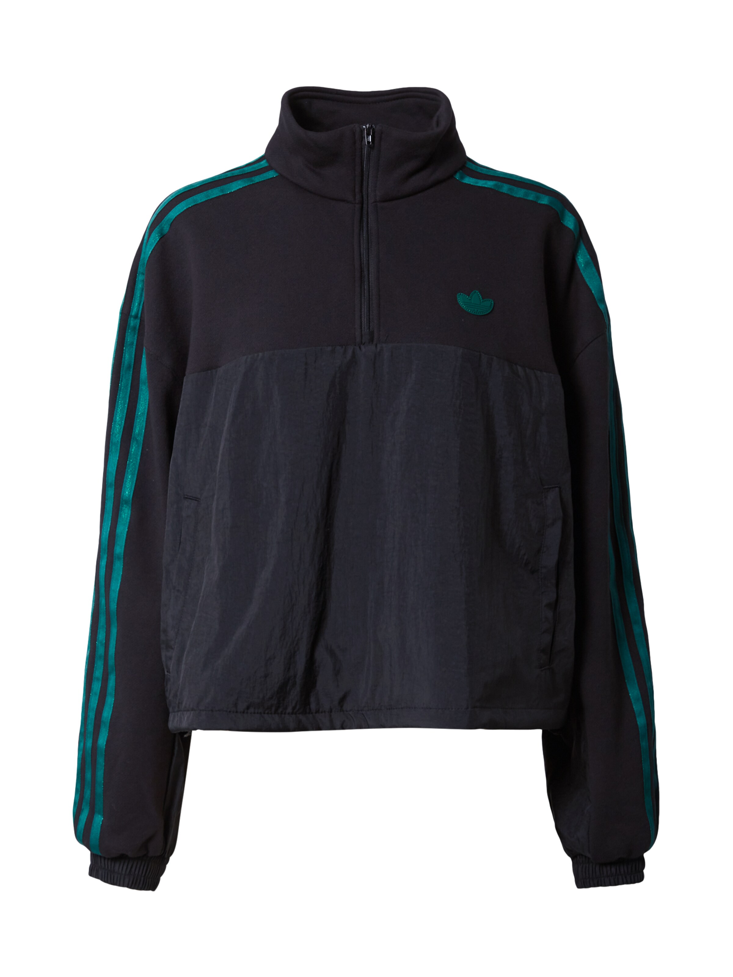 ADIDAS ORIGINALS Sweatshirt in smaragd / schwarz, Produktansicht