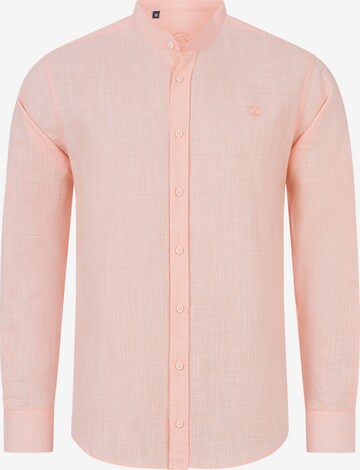 Indumentum Button Up Shirt in Pink: front