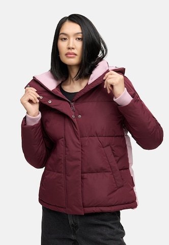 MARIKOO Winter jacket 'Omariaa 16' in Red: front