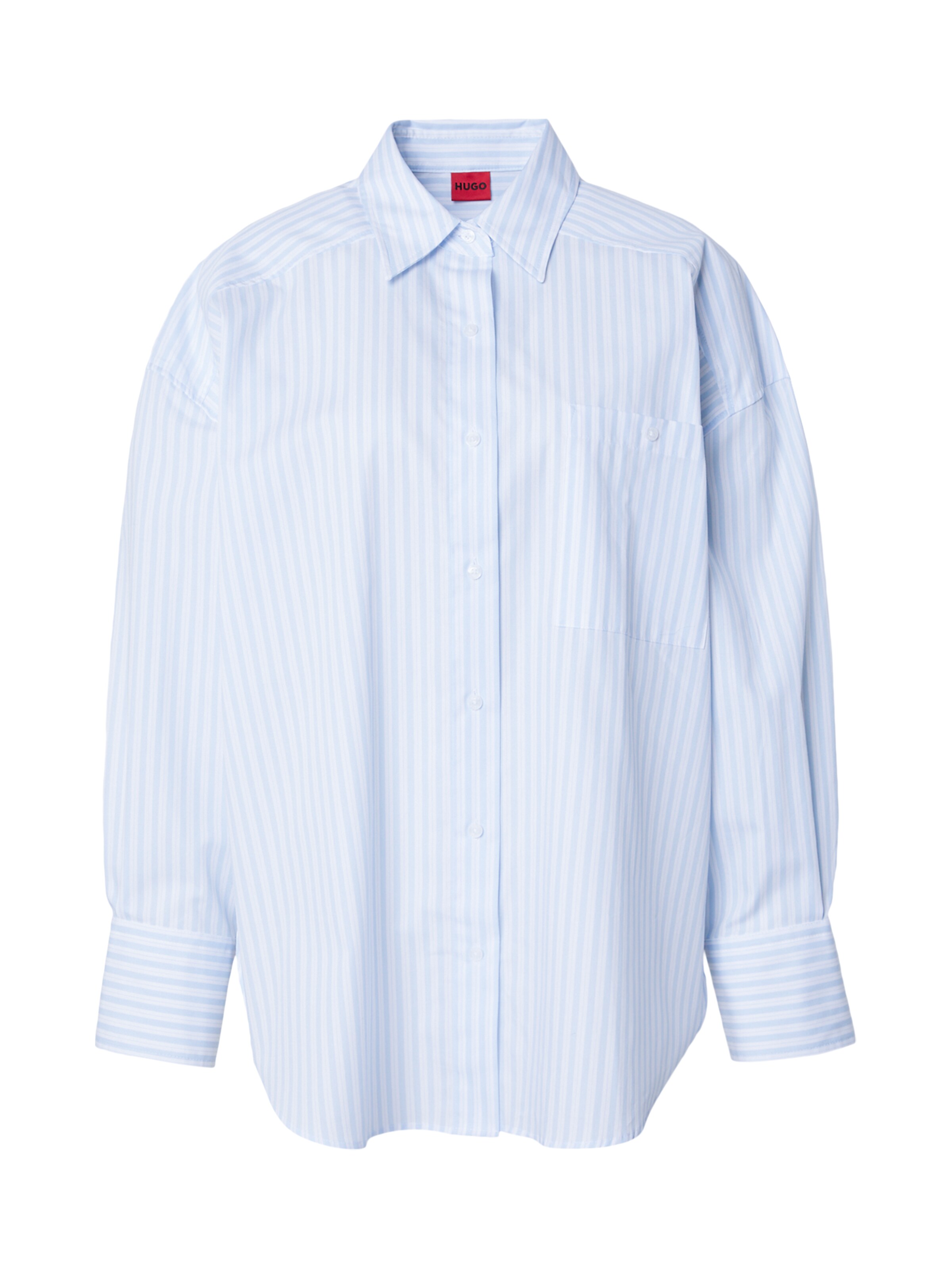 Camicia da donna 'Eustyna' di HUGO in blu: frontale