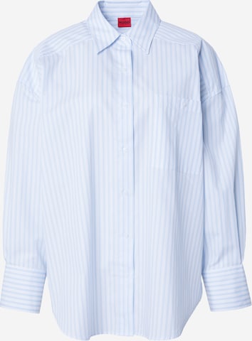 HUGO Блузка 'Eustyna' в Синий: спереди