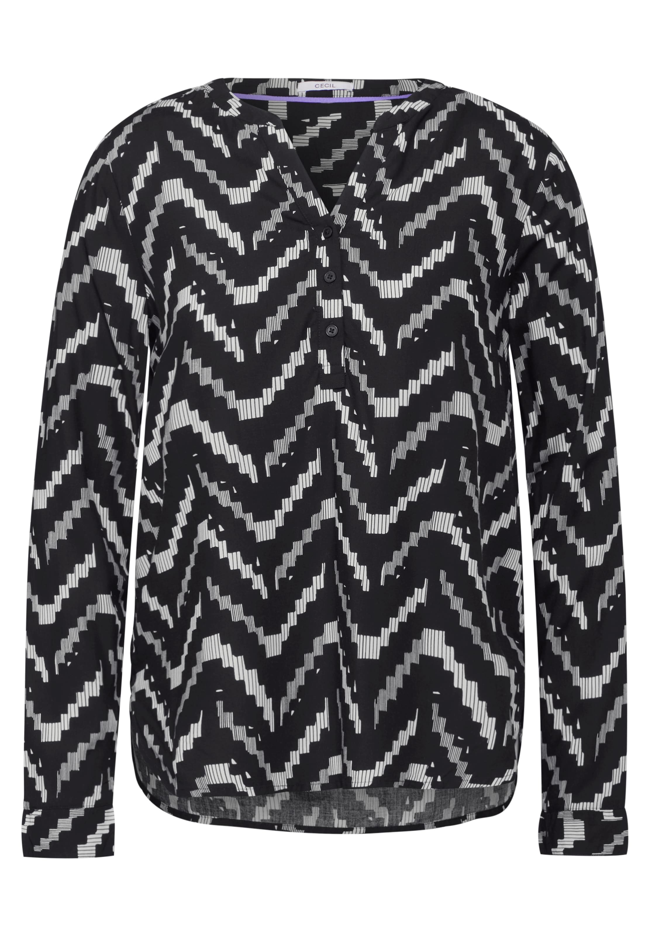 CECIL Bluse in Schwarz: Vorderseite