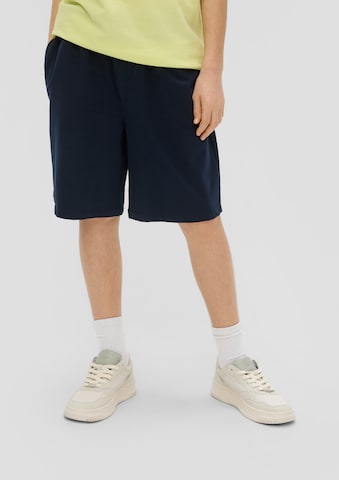 Loosefit Pantalon s.Oliver en bleu : devant