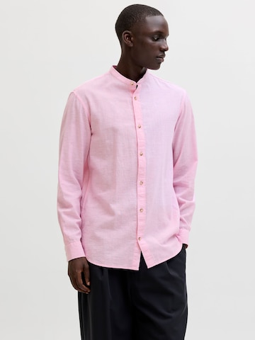 JACK & JONES Regular Fit Skjorte 'JJESummer' i pink: forside