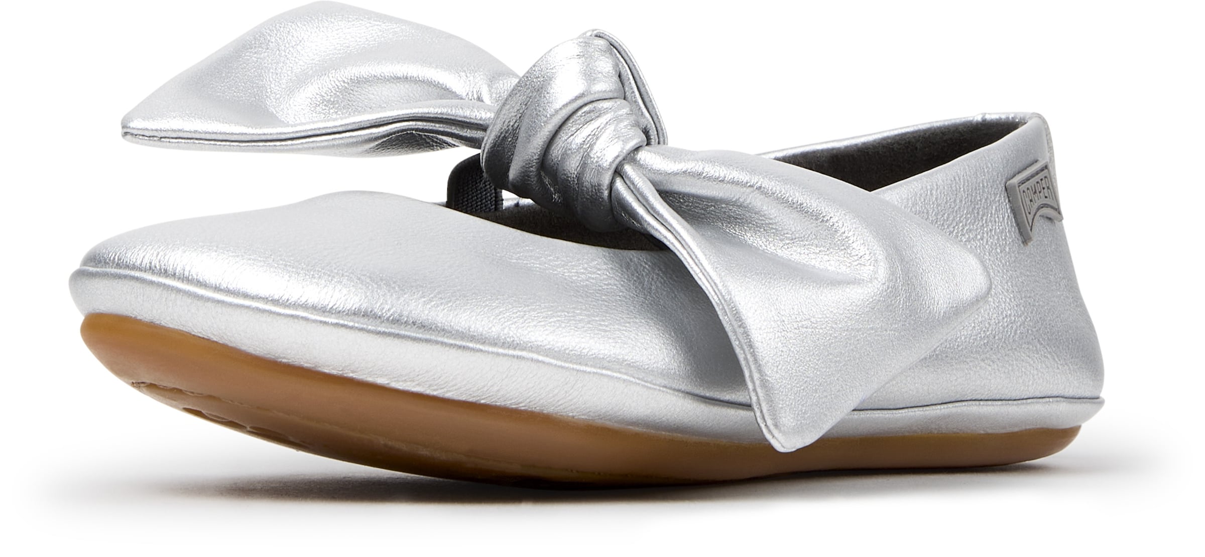 Ballerina ' Right ' di CAMPER in argento: frontale