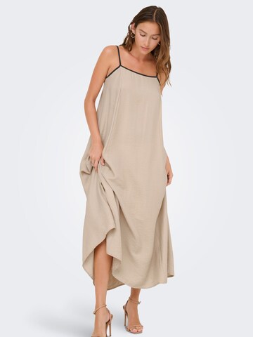 ONLY Jurk 'ONLLINO' in Beige