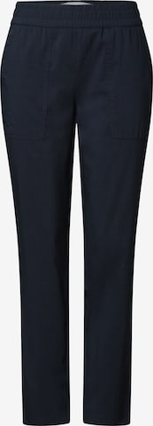 STREET ONE Slimfit Hose in Blau: Vorderseite