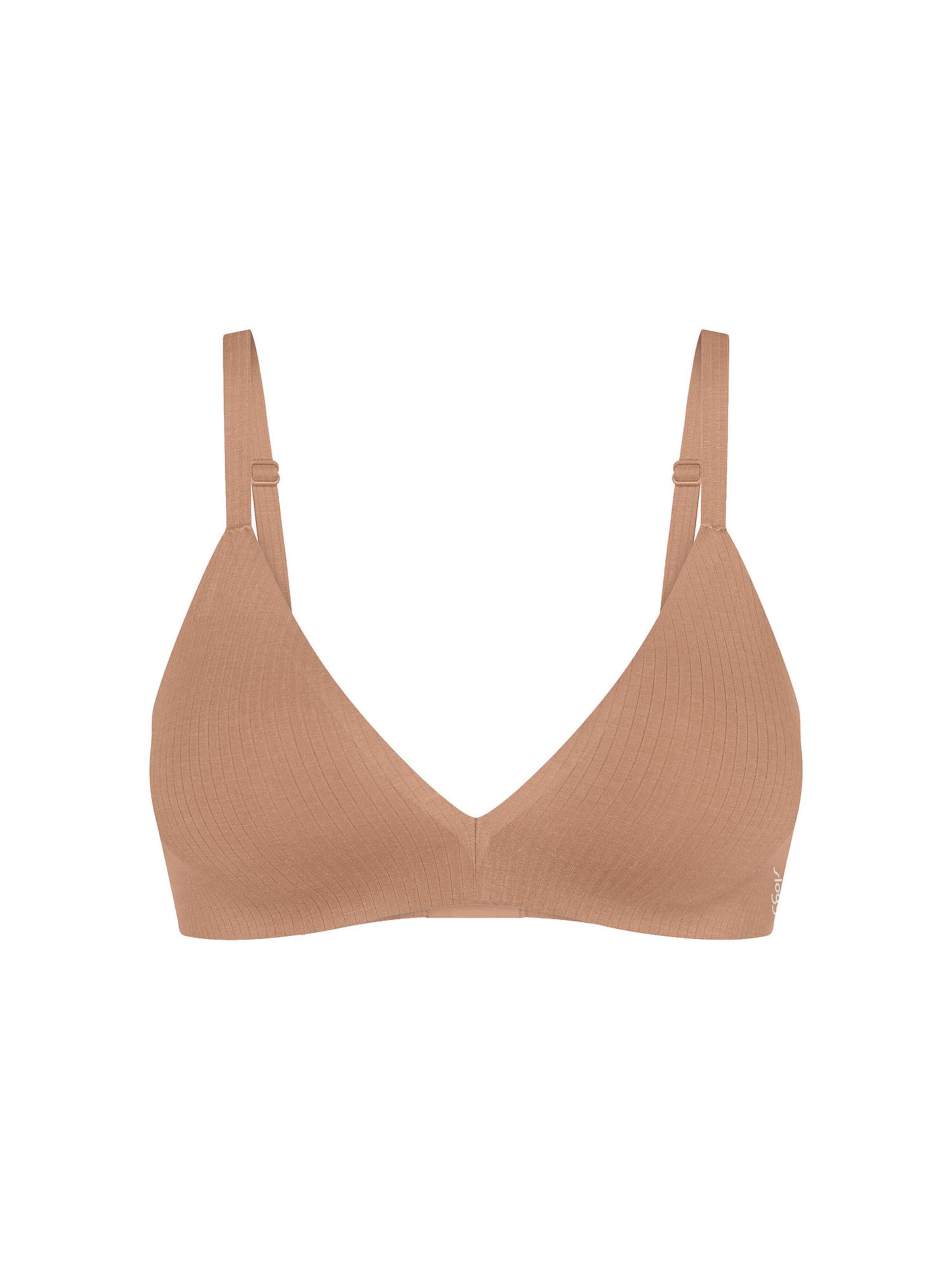 SLOGGI BH ' Blue ZERO Feel Pure THE UP ' in Bruin: voorkant