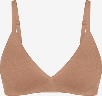 SLOGGI BH ' Blue ZERO Feel Pure THE UP ' in Bruin: voorkant