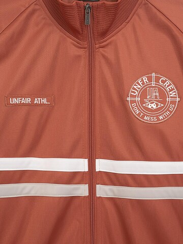 Unfair Athletics Training Jacket 'DMWU' in Red