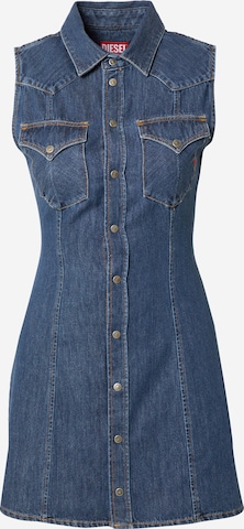 DIESEL Summer Dress 'GLO' in Blue: front