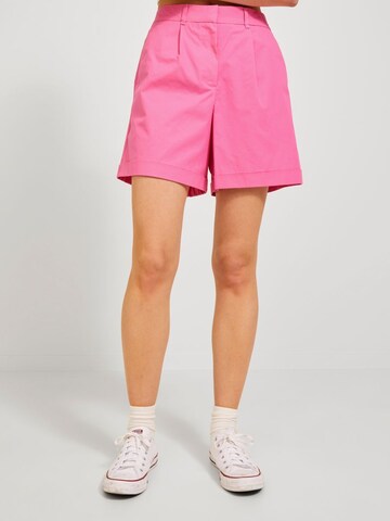 JJXX Regular Pleat-front trousers 'Vigga' in Pink: front
