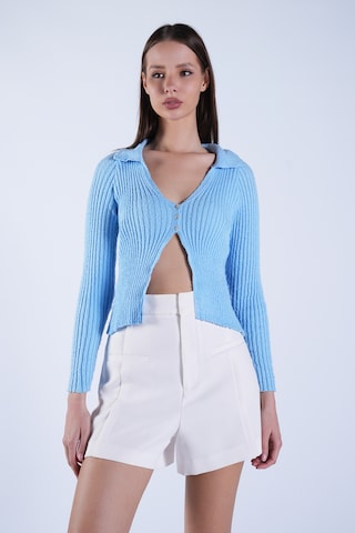 Trend Alaçatı Stili - Cárdigan en azul: frente