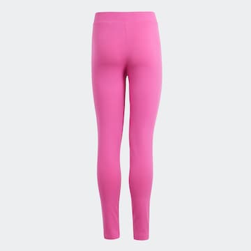 ADIDAS SPORTSWEAR - Tapered Calças de desporto 'Essentials' em rosa