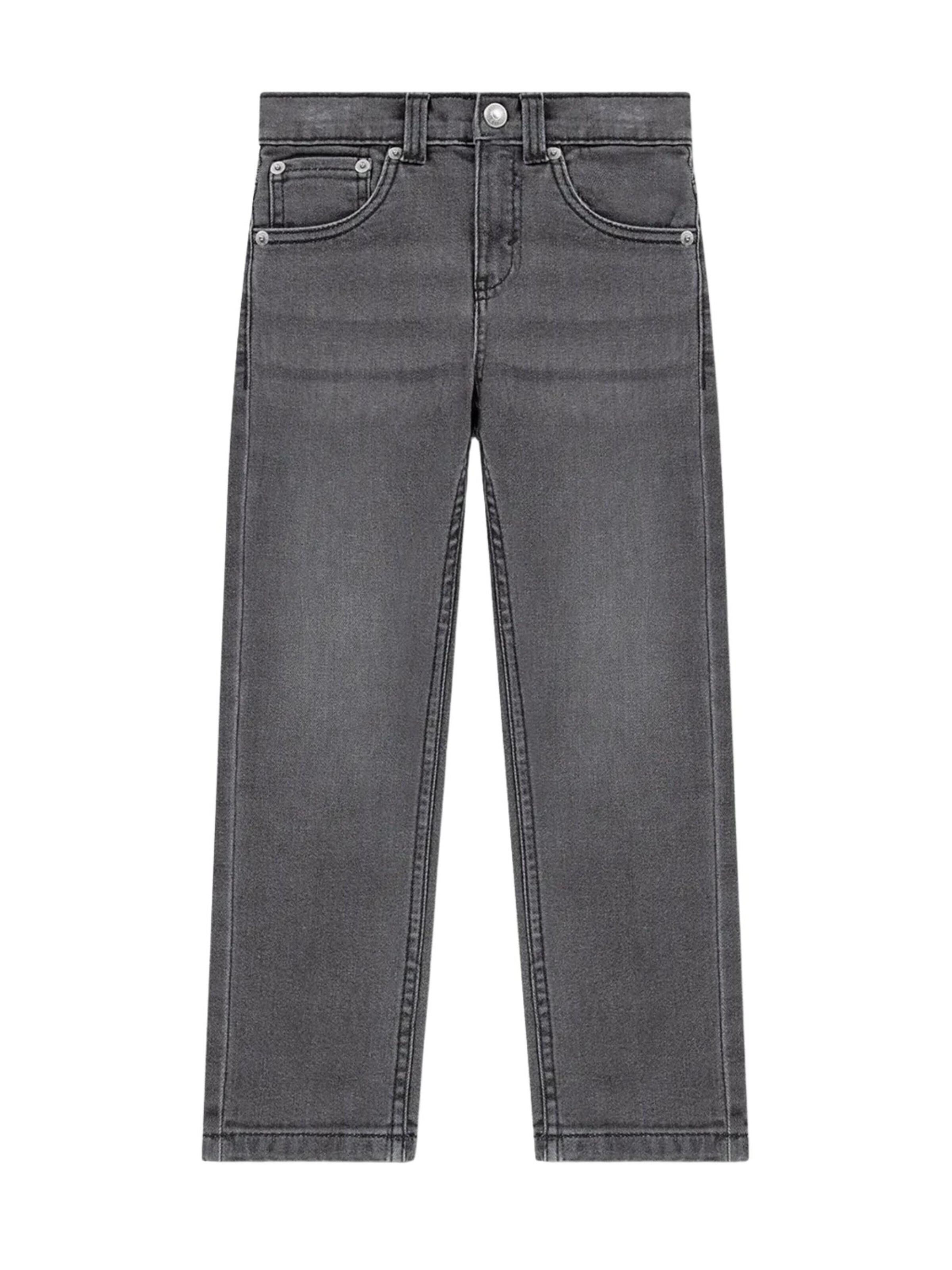 Levi's Kids Slimfit Jeansy w kolorze szary: przód