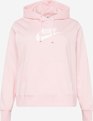 Nike Sportswear Μπλούζα φούτερ σε ροζ: μπροστά