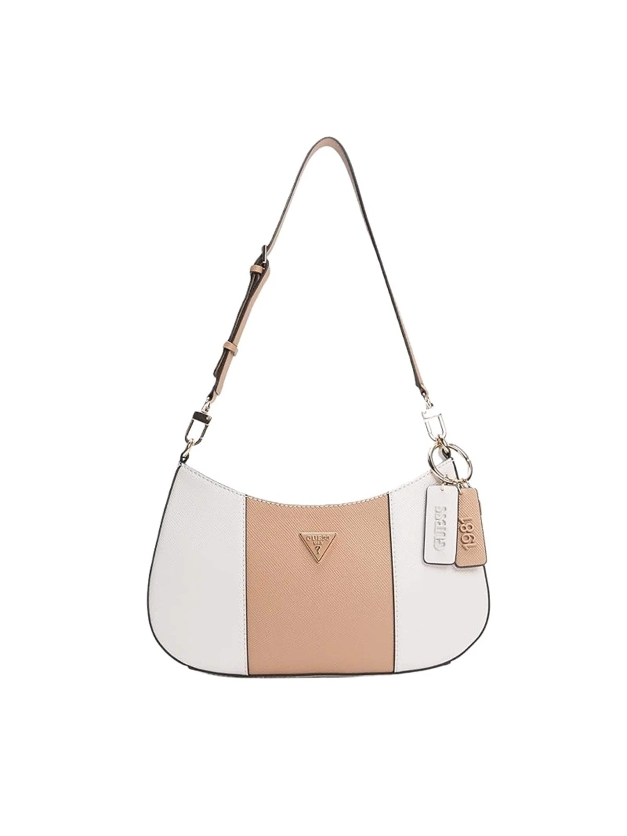 Borsa a mano 'Guess noelle II' di GUESS in bianco: frontale