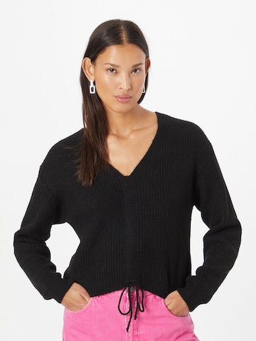ABOUT YOU סוודרים 'Rachel' בשחור: מלפנים