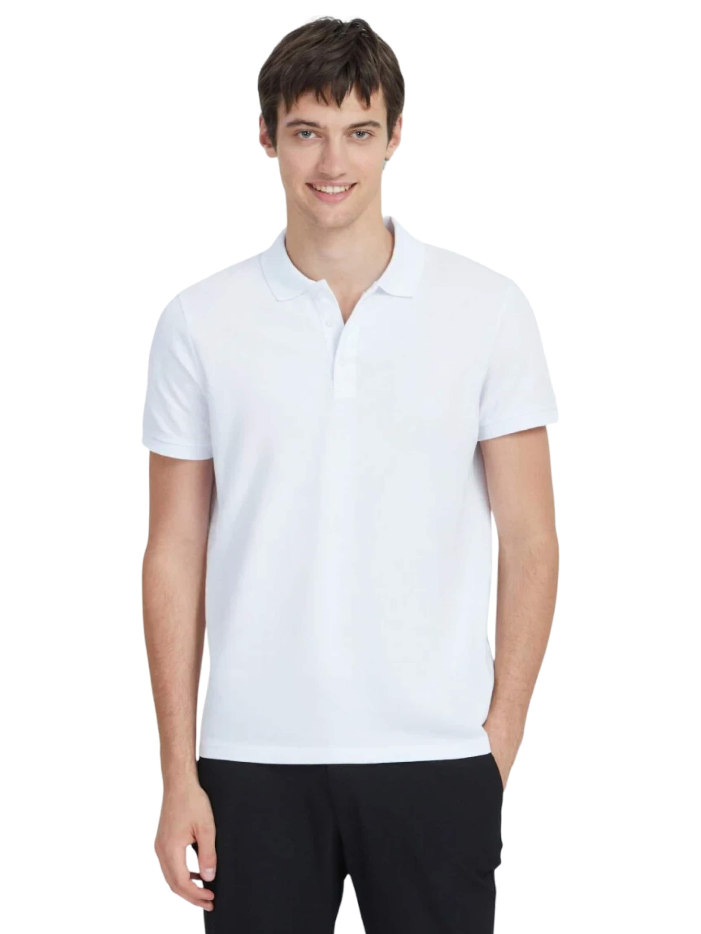 KİP Poloshirt in Weiß: Vorderseite