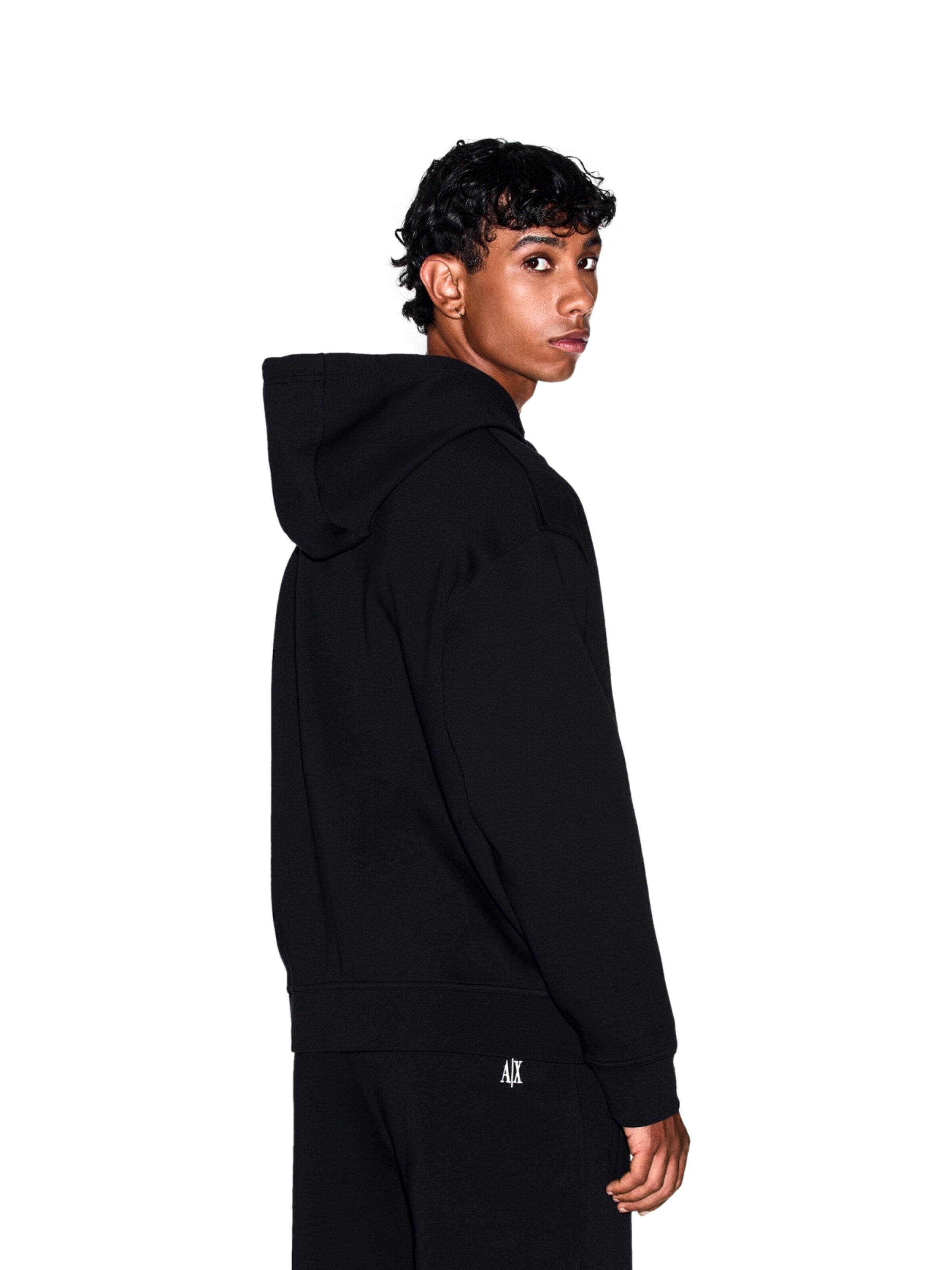 ARMANI EXCHANGE Sweatjacke in Schwarz