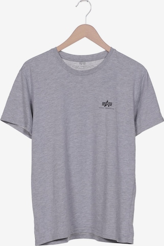ALPHA INDUSTRIES Shirt in L in Grey: front