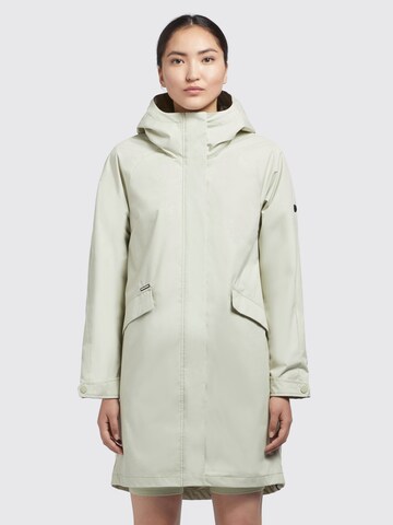 Manteau mi-saison 'MILEYA' khujo en vert : devant