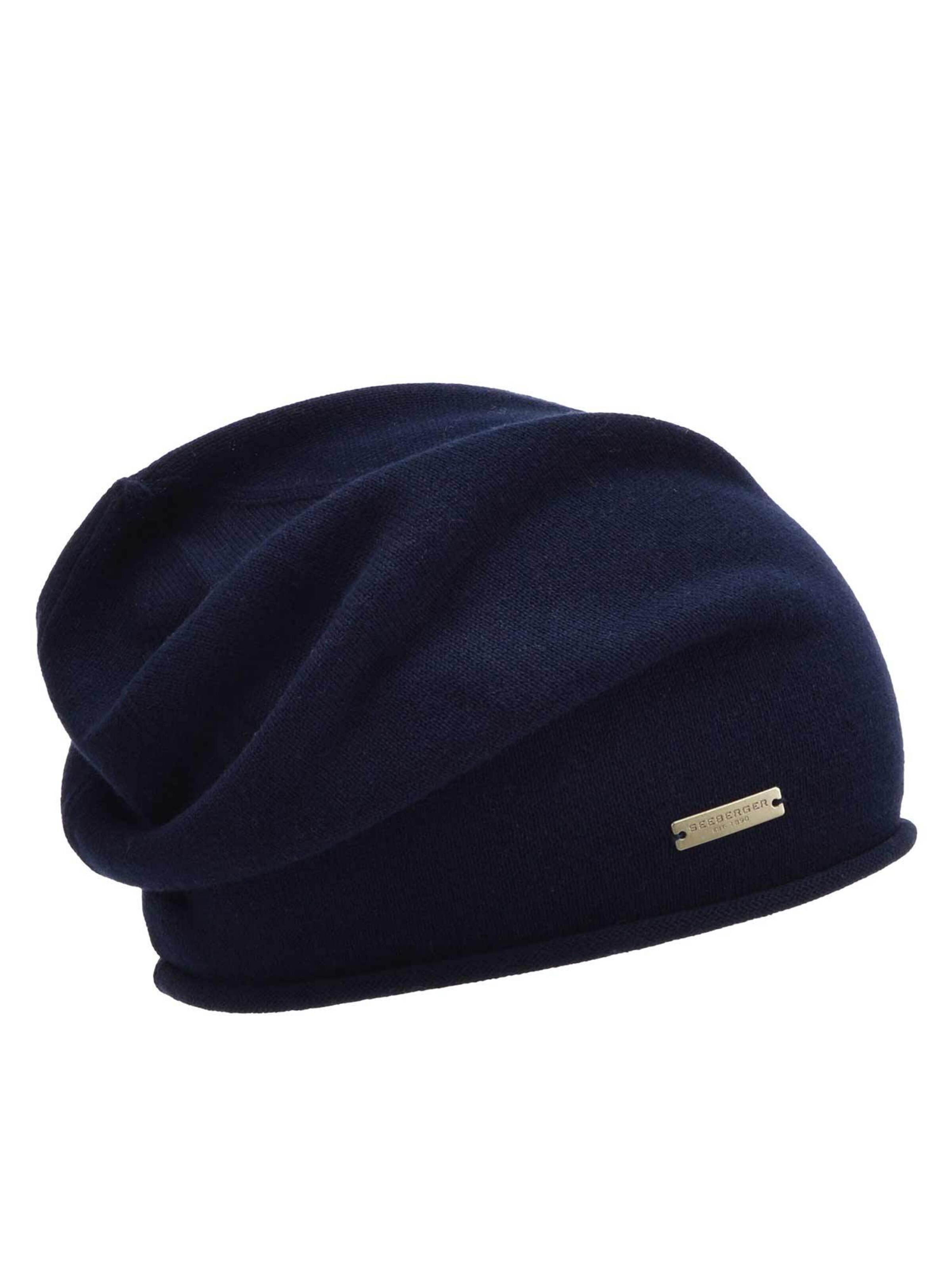 Seeberger Mütze 'Mütze'‌‌‌‌‌ in Blau: Vorderseite