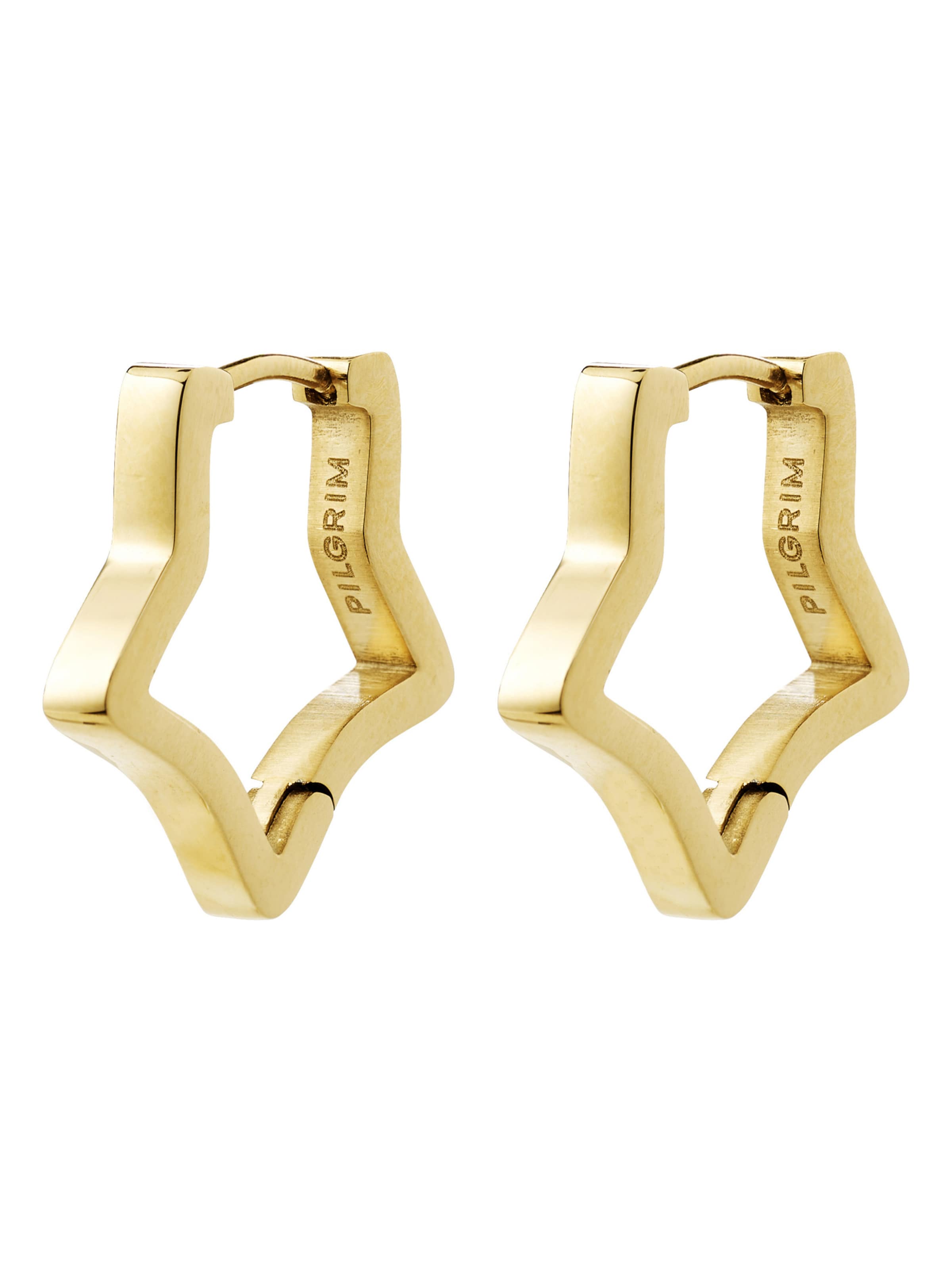 Pilgrim - Pendientes ' Solari ' en oro: frente