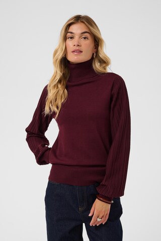 SAINT TROPEZ - Pullover 'Marcy' em roxo: frente