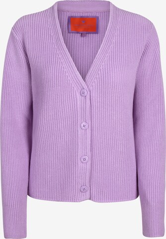 LIEBLINGSSTÜCK Knit Cardigan 'Kalimba' in Purple: front