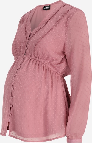 Chemisier 'BETTINA' Only Maternity en rose : devant