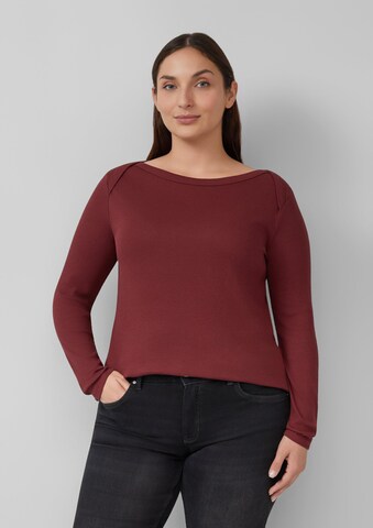 T-shirt s.Oliver Red Label Plus en rouge : devant