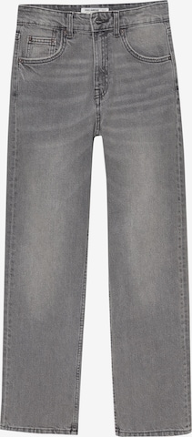 Pull&Bear Regular Jeans in Grijs: voorkant