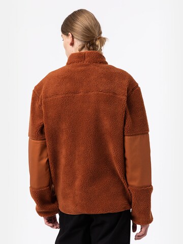 DICKIES Sweatshirt 'RED CHUTE' in Bruin
