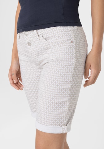 Coupe slim Pantalon 'Nali' TIMEZONE en blanc