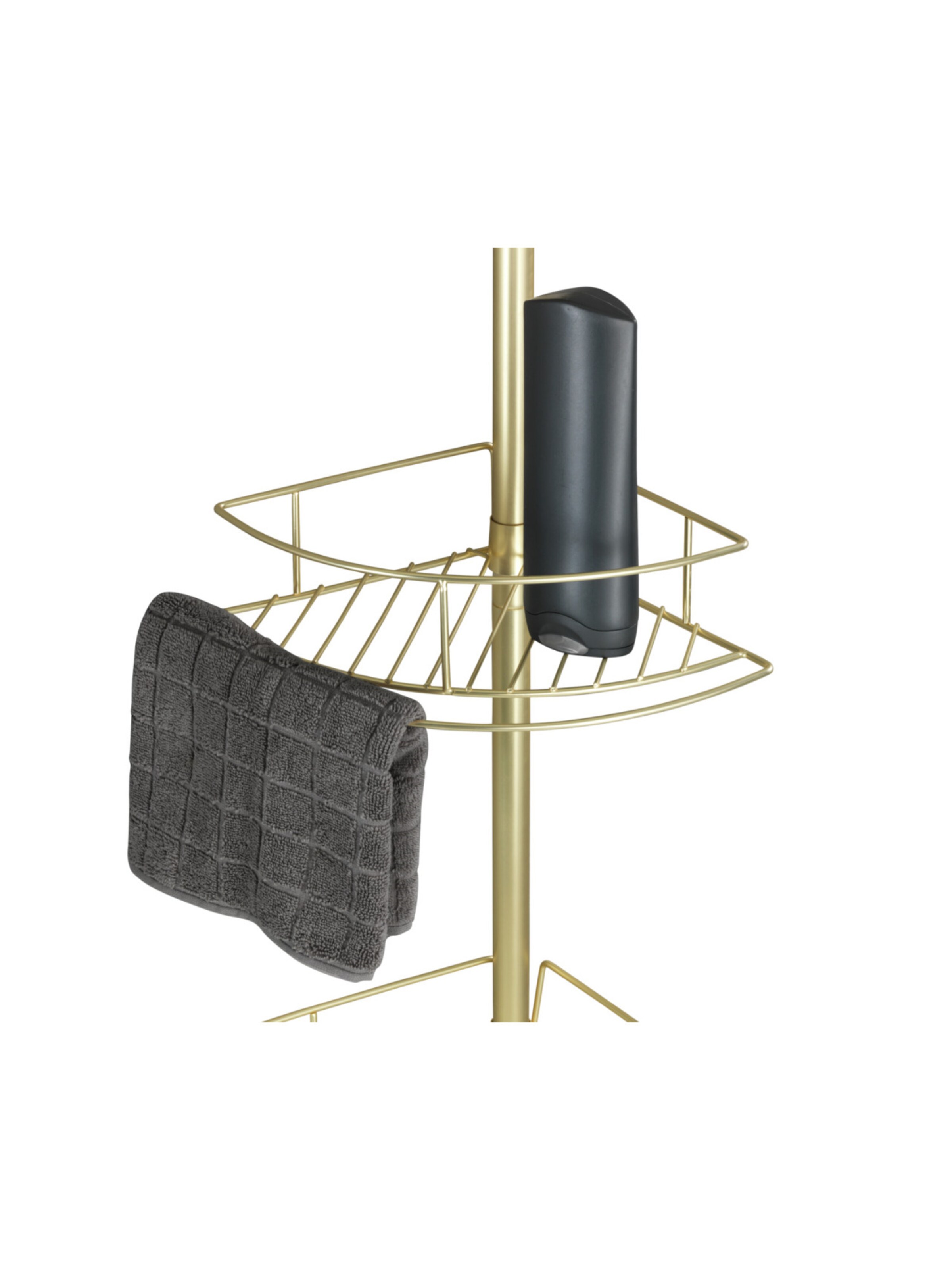 Wenko Teleskop-Duschregal 'Dolcedo' in Gold